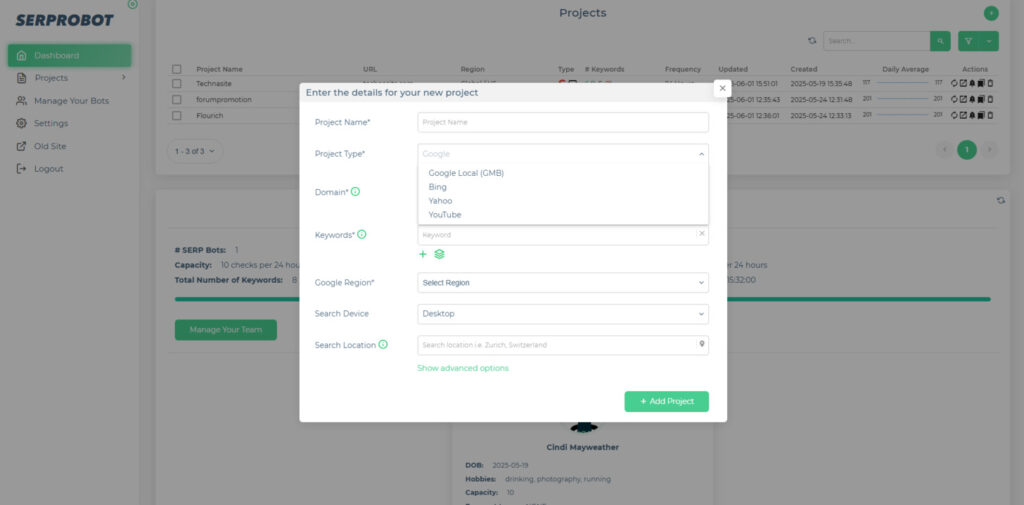 multiple search engines