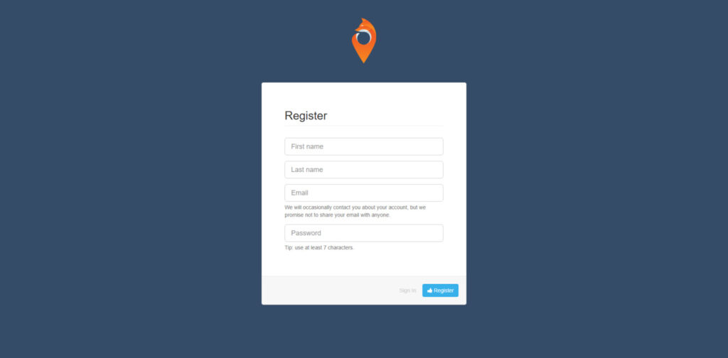 Serpfox register