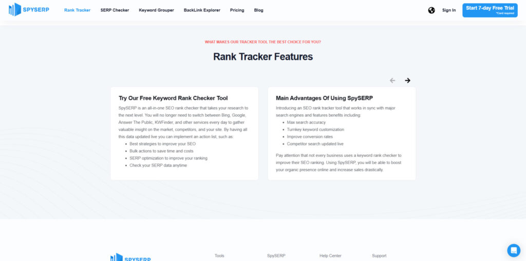 Spyserp - what makes it stand out