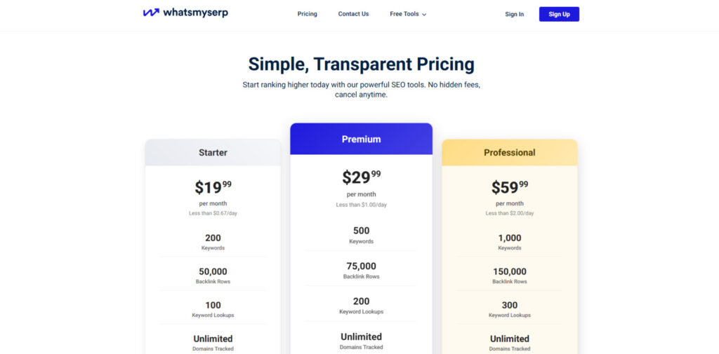 Whatsmyserp Pricing Whatsmyserp Pricing