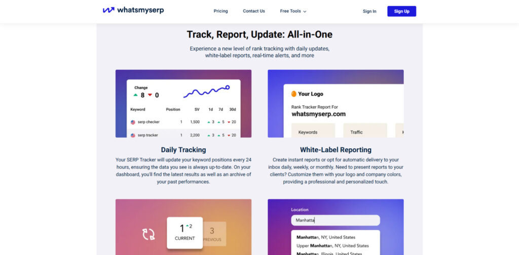 Whatsmyserp features Whatsmyserp features